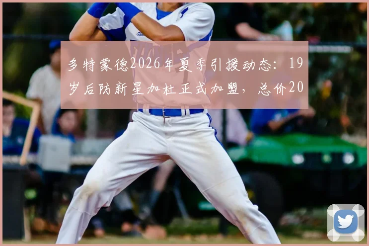 多特蒙德2026年夏季引援动态：19岁后防新星加杜正式加盟，总价2000万欧元转会费详解与球员技术特点分析