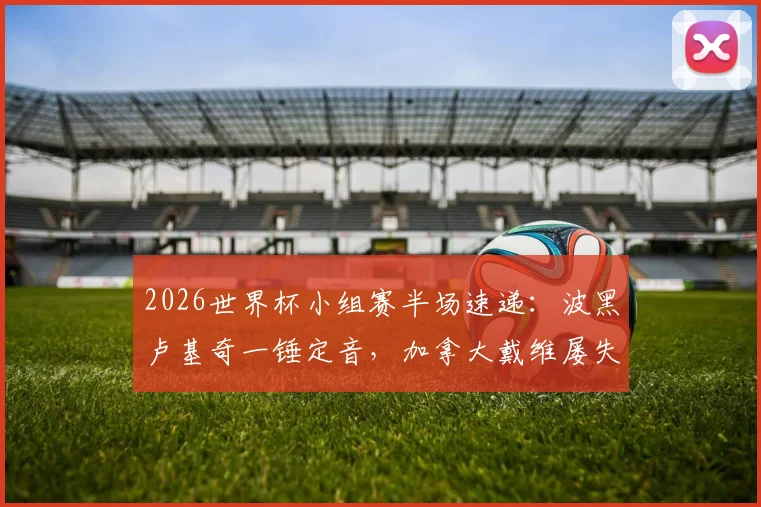 2026世界杯小组赛半场速递：波黑卢基奇一锤定音，加拿大戴维屡失良机，场上局势深度复盘